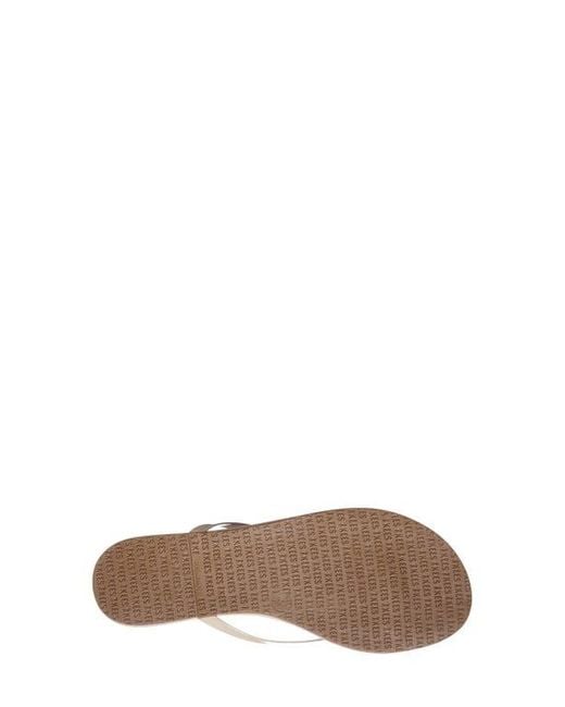 TKEES White 'Glosses' Flip Flop