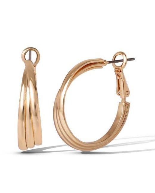 Jessica Simpson Metallic Mixed Shape Earring Set