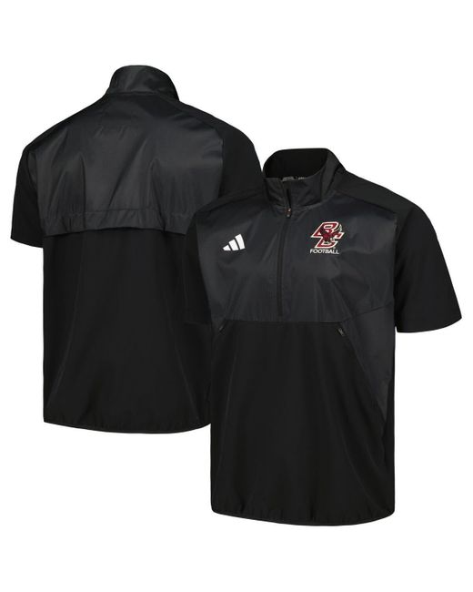 Louisville Cardinals adidas Sideline AEROREADY Half-Zip Top - Black