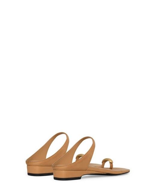 Rebecca Minkoff Brown Toe Ring Slide Sandal