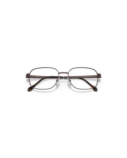 Sferoflex Metallic 57Mm Rectangle Optical Glasses for men