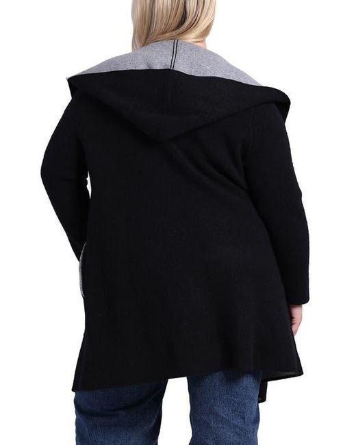 Minnie Rose Blue Cashmere Hooded Coat