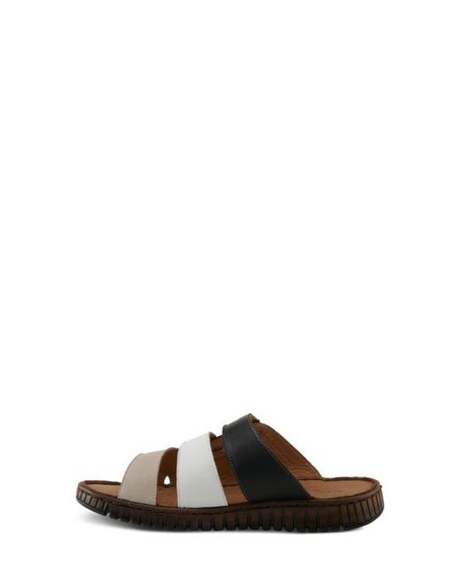 Spring Step Brown Olly Slide Sandal