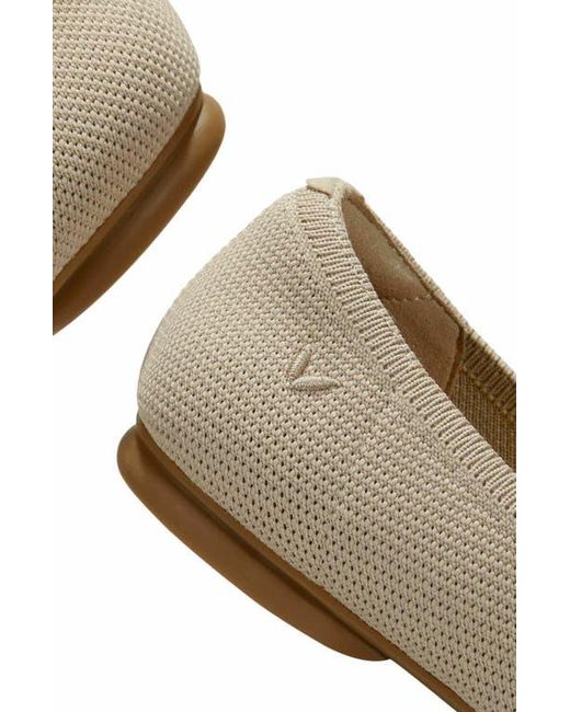 VIVAIA Natural Toe Knotted Flats