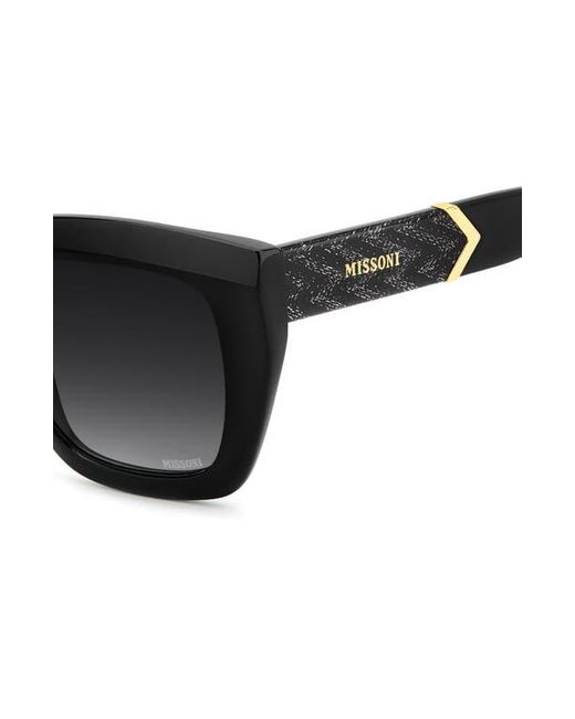 Missoni Black 52Mm Gradient Square Sunglasses