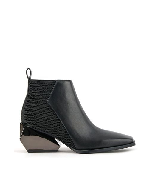 United Nude Black Ricky Mid Boot