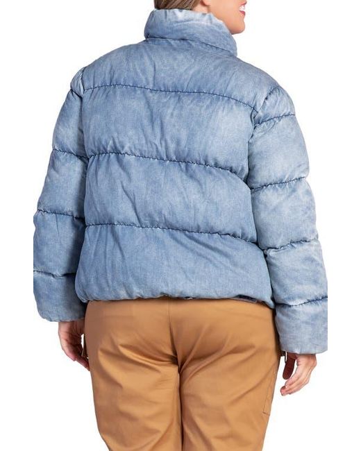Standards & Practices Blue Polaris Puffer Jacket