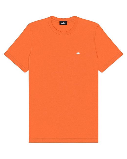 Alix Orange Lil Cloud Lightweight Jersey Tee for men