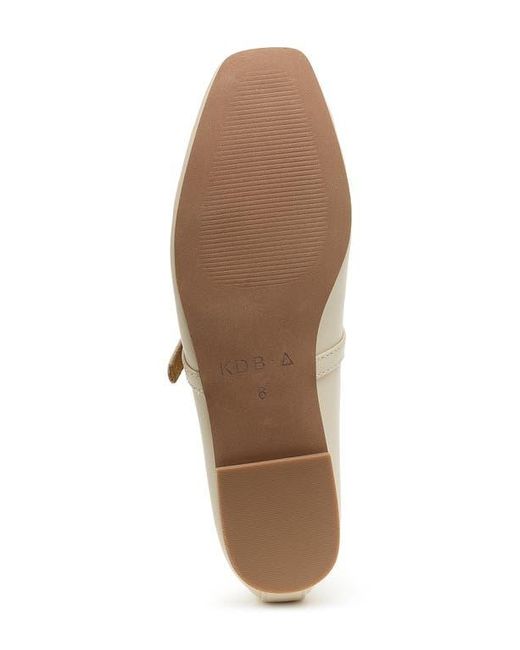 Kelsi Dagger Brooklyn Natural Ferry Mary Jane Loafer
