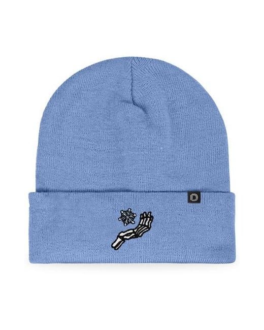 Alix Blue Chill Touch Beanie for men