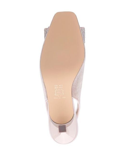 Nina White Jolanda Slingback Pump
