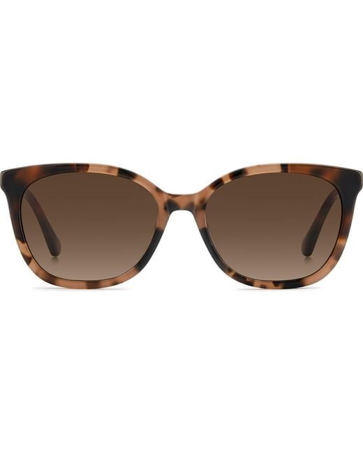 Kate Spade Brown Seline 54Mm Rectangular Sunglasses