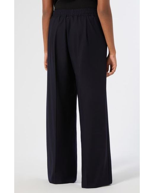 Marina Rinaldi Black Quota Stretch Twill Pull-On Pants