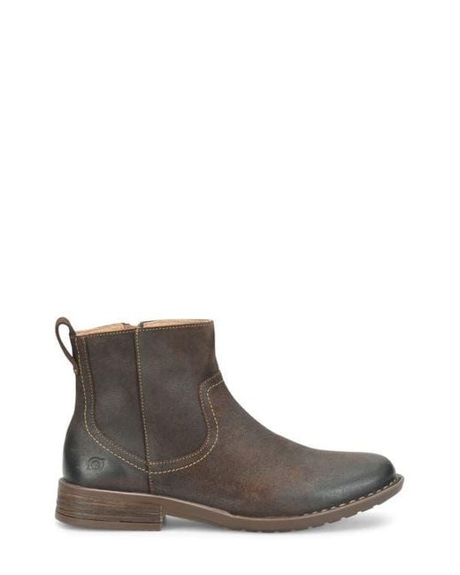 Børn Brown Reed Zip-Up Boot for men
