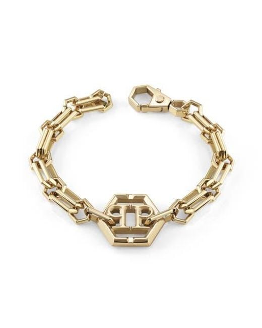 Philipp Plein Metallic Unity Bracelet for men