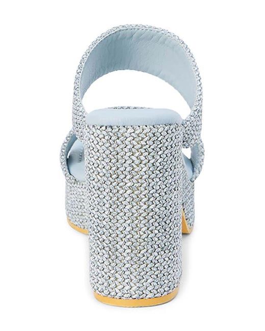 Matisse Blue Gem Platform Sandal