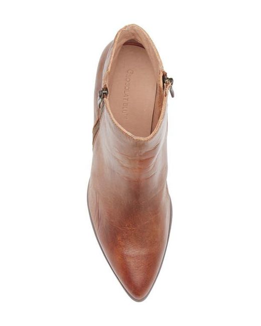 Chocolat Blu Brown Eri Pointed Toe Bootie