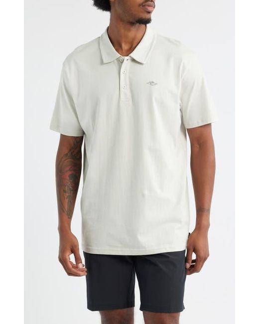 Rip Curl White Easy As Relaxed Polo for men
