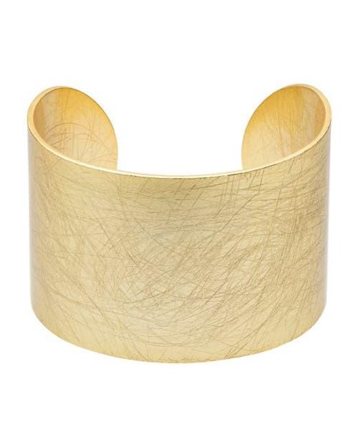 Youzey Yellow Hammered Cuff