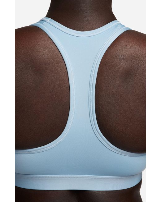 Nike Drifit Padded Sports Bra in Brown Lyst