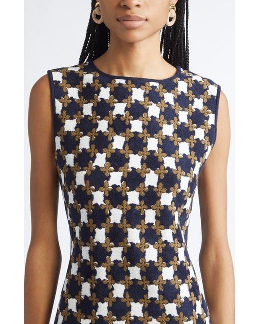 Oscar de la Renta Metallic Pavé Drop Earrings