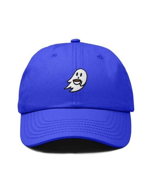 Alix Blue Coffee Ghost Embroidered Hat