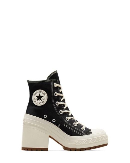 Converse Black Chuck 70 De Luxe Block Heel Sneaker