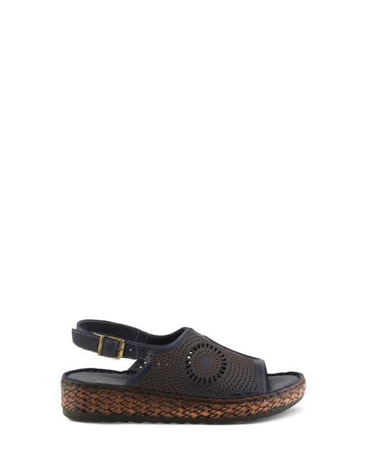 Spring Step Black Cordero Slingback Sandal