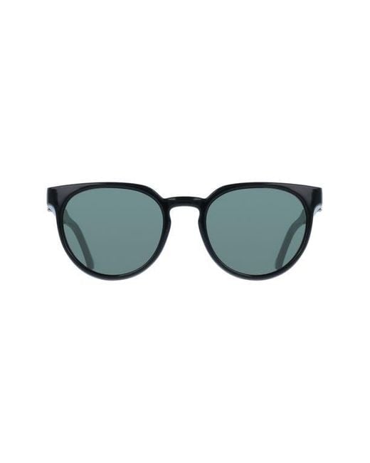 Ferragamo Black 53Mm Round Sunglasses for men