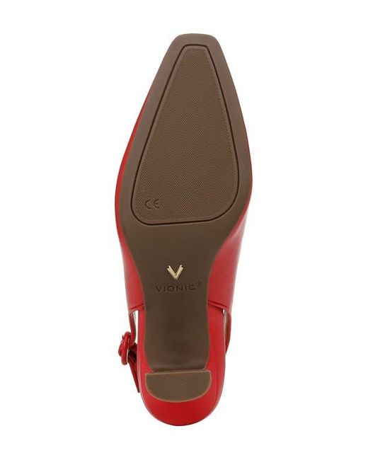 Vionic Red Perris Slingback Pump