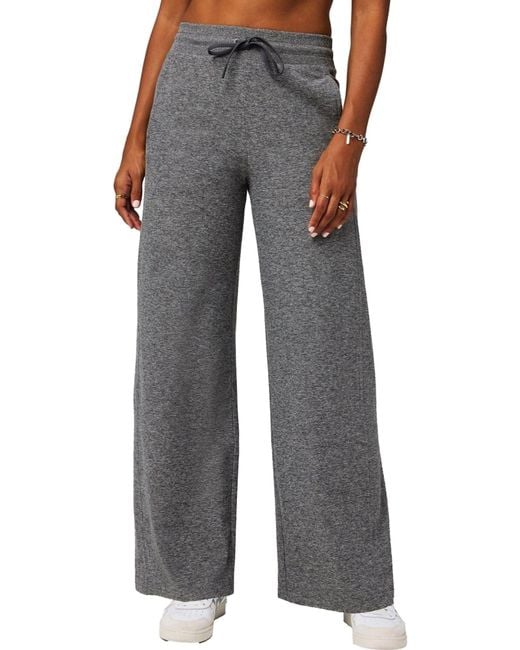 Fabletics Black Cloud Jersey Wide Leg Pant