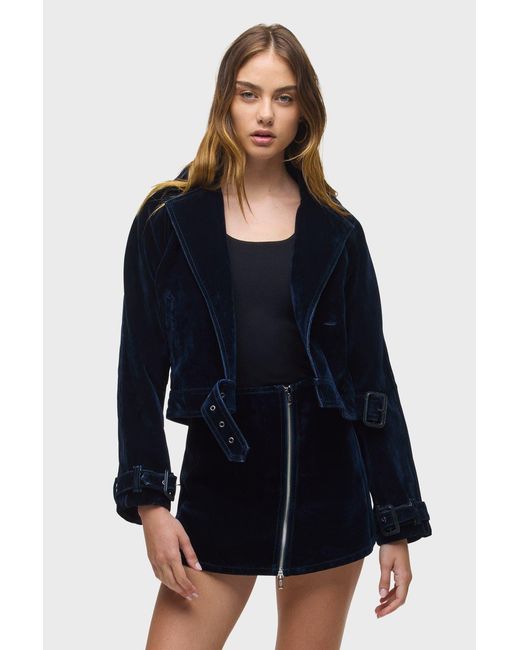 Hudson Blue Raglan Moto Jacket