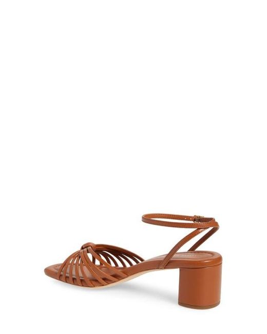 Loeffler Randall Brown Olivia Ankle Strap Sandal