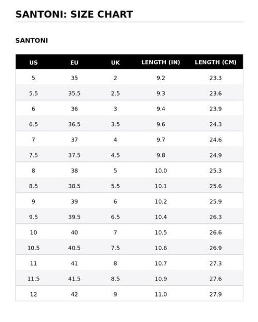 Santoni White Leather Wedge