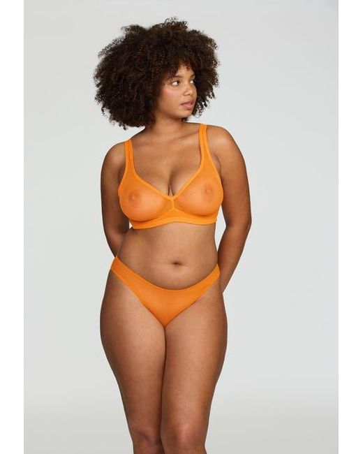CUUP Orange The Wireless Plunge Mesh