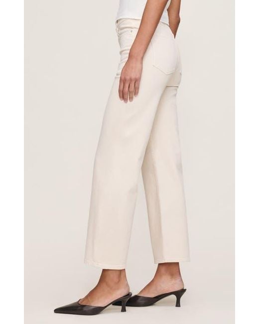 DL1961 Pink Karmine High Waist Ankle Wide Leg Jeans
