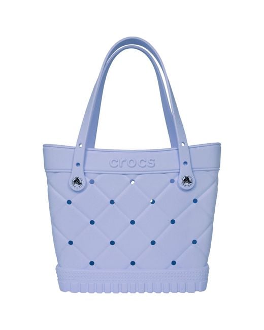 CROCSTM Purple Medium Quilted Tote