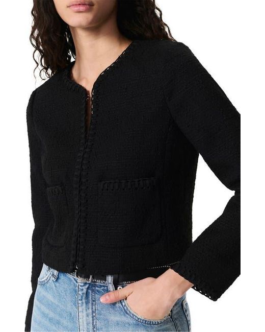 Rag & Bone Black Cheyenne Tweed Jacket