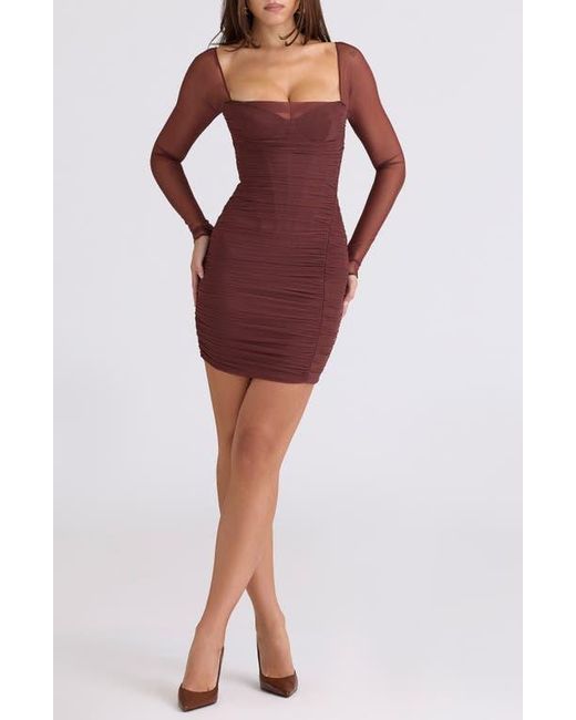 long sleeve black bodycon dress plus size Black Round Neck Long Sleeve Maxi Dress Large main image 0