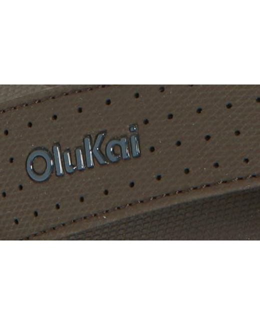 Olukai Gray Ki Flip Flop for men