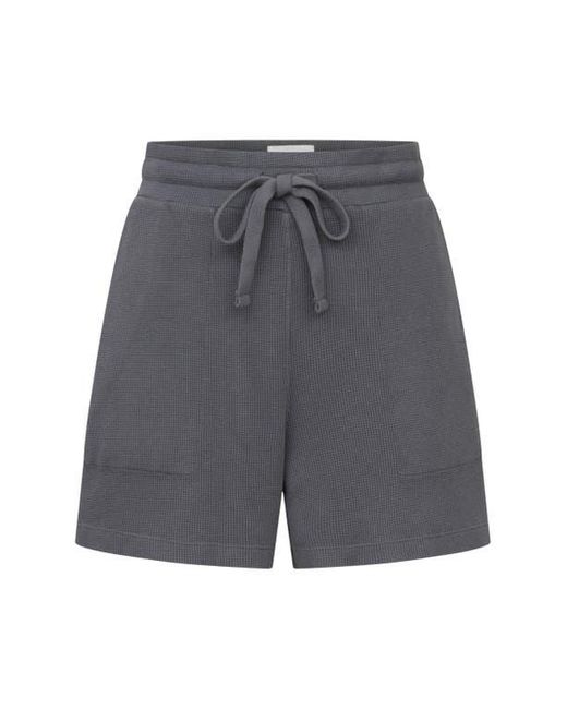 Losano Black Organic Cotton Drawstring Short