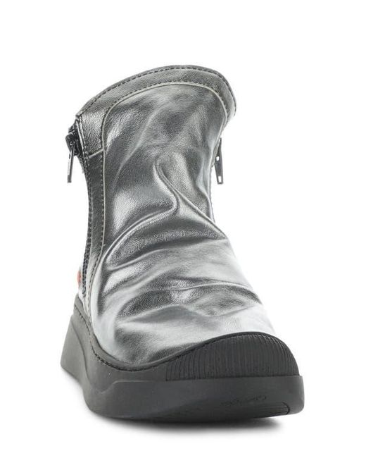 Softinos White Abil Platform Wedge Bootie