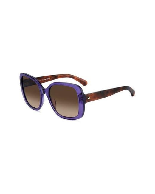 Kate Spade Brown Wenona 57Mm Square Sunglasses
