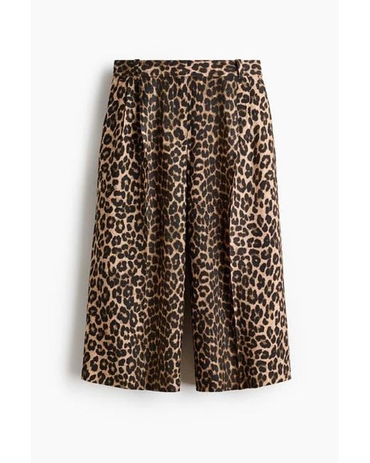 H&M Brown Wide Culottes