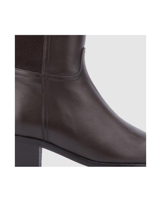 Aquatalia Brown Ricarda Weatherproof Knee High Boot