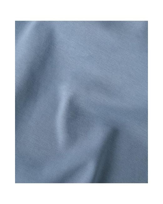 Mango Blue Solid Cotton Pajama Pants