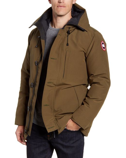 Canada Goose Brown Chateau Slim Fit Down Parka for men