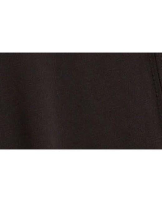 Lucky Brand Black Sandwash Notch Neck Top