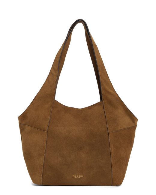 Rag & Bone Brown Small Brayton Suede Shopper