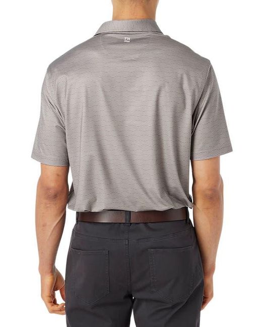 Fair Harbor Gray Compass Performance Polo for men